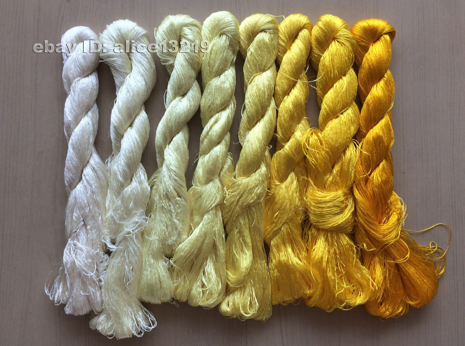 8bundles 100%real mulberry silk,hand-dyed embroidery silk floss/thread N75