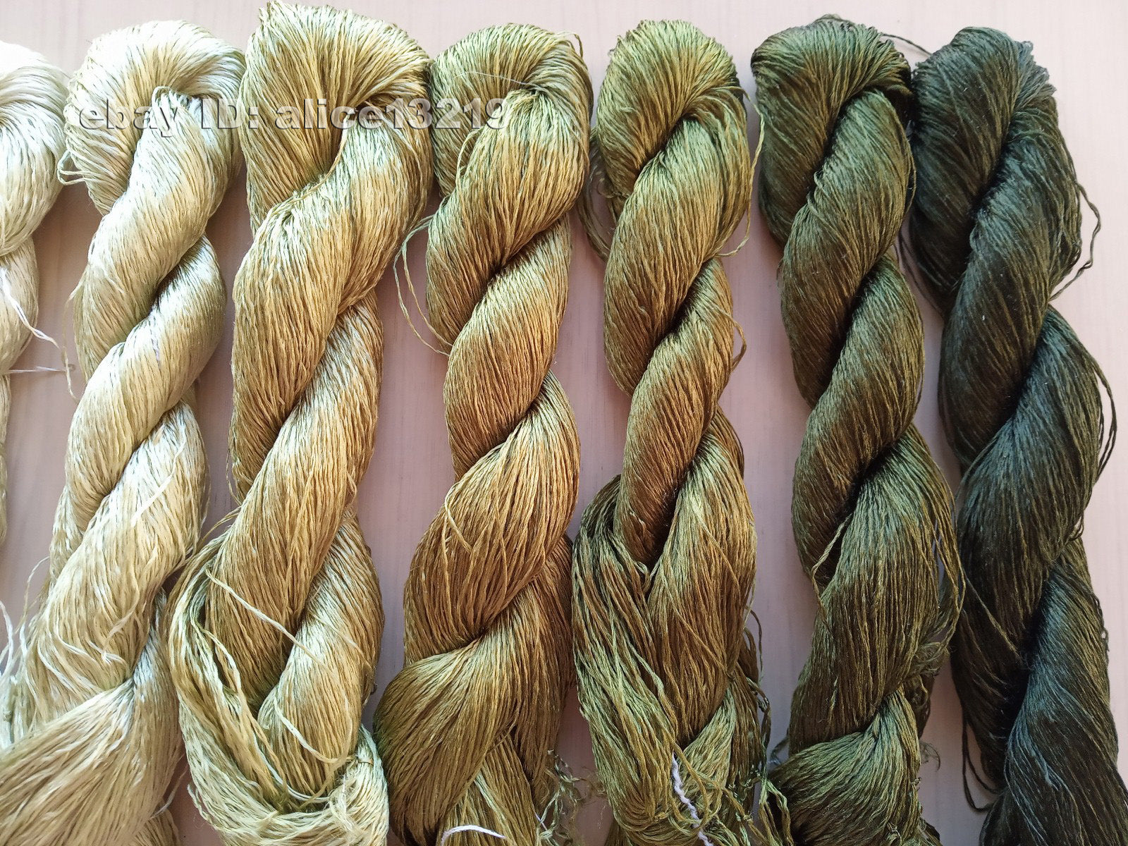 7bundles 100%real mulberry silk,hand-dyed embroidery silk floss/thread N77