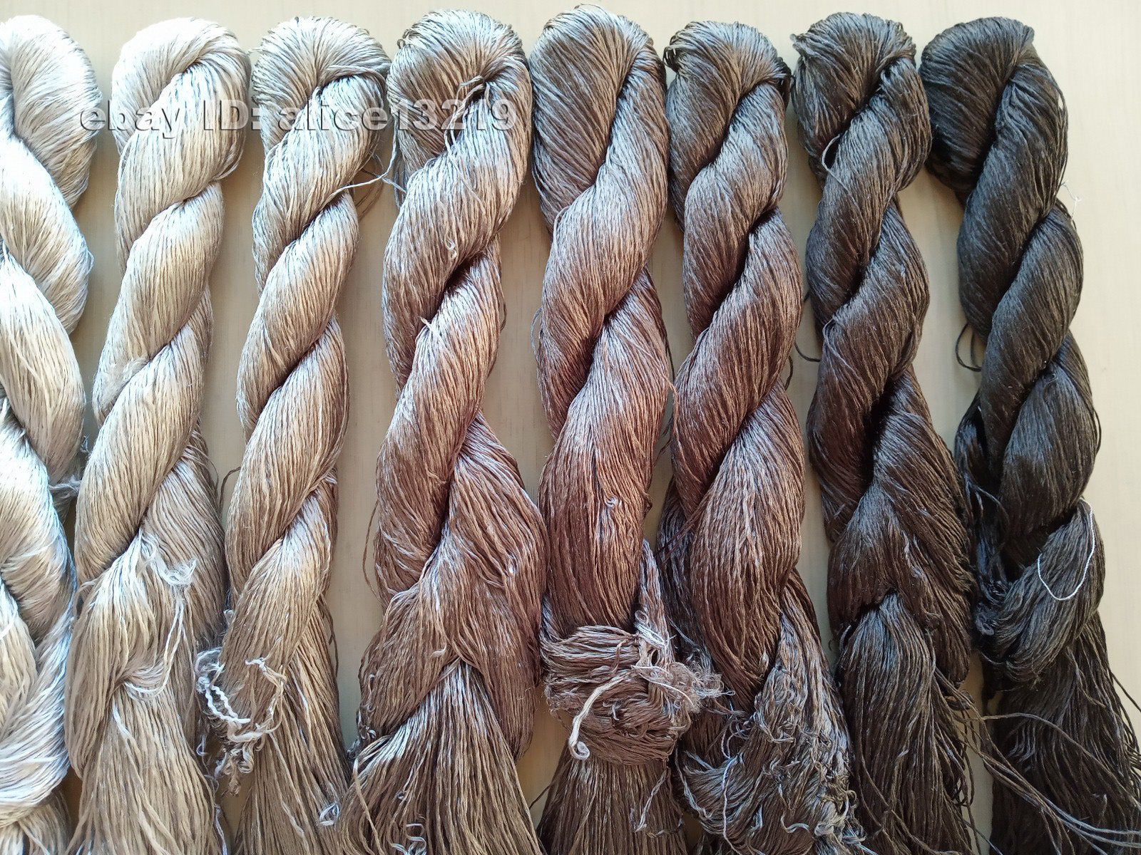 8bundles 100%real mulberry silk,hand-dyed embroidery silk floss/thread N78