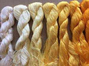 10bundles 100%real mulberry silk,hand-dyed embroidery silk floss/thread N8