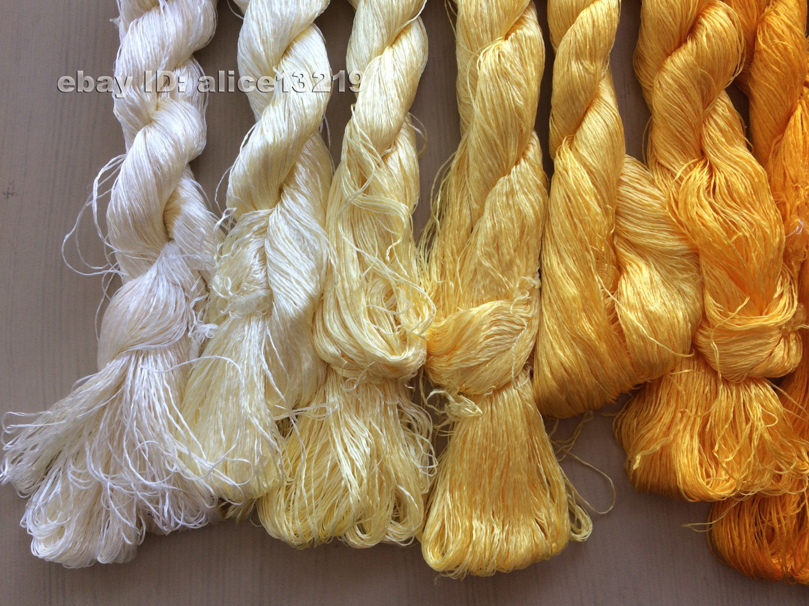 10bundles 100%real mulberry silk,hand-dyed embroidery silk floss/thread N8