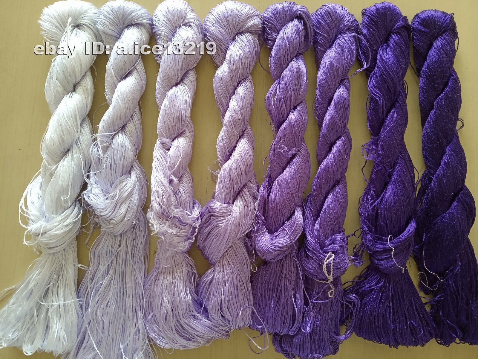 8bundles 100%real mulberry silk,hand-dyed embroidery silk floss/thread N83