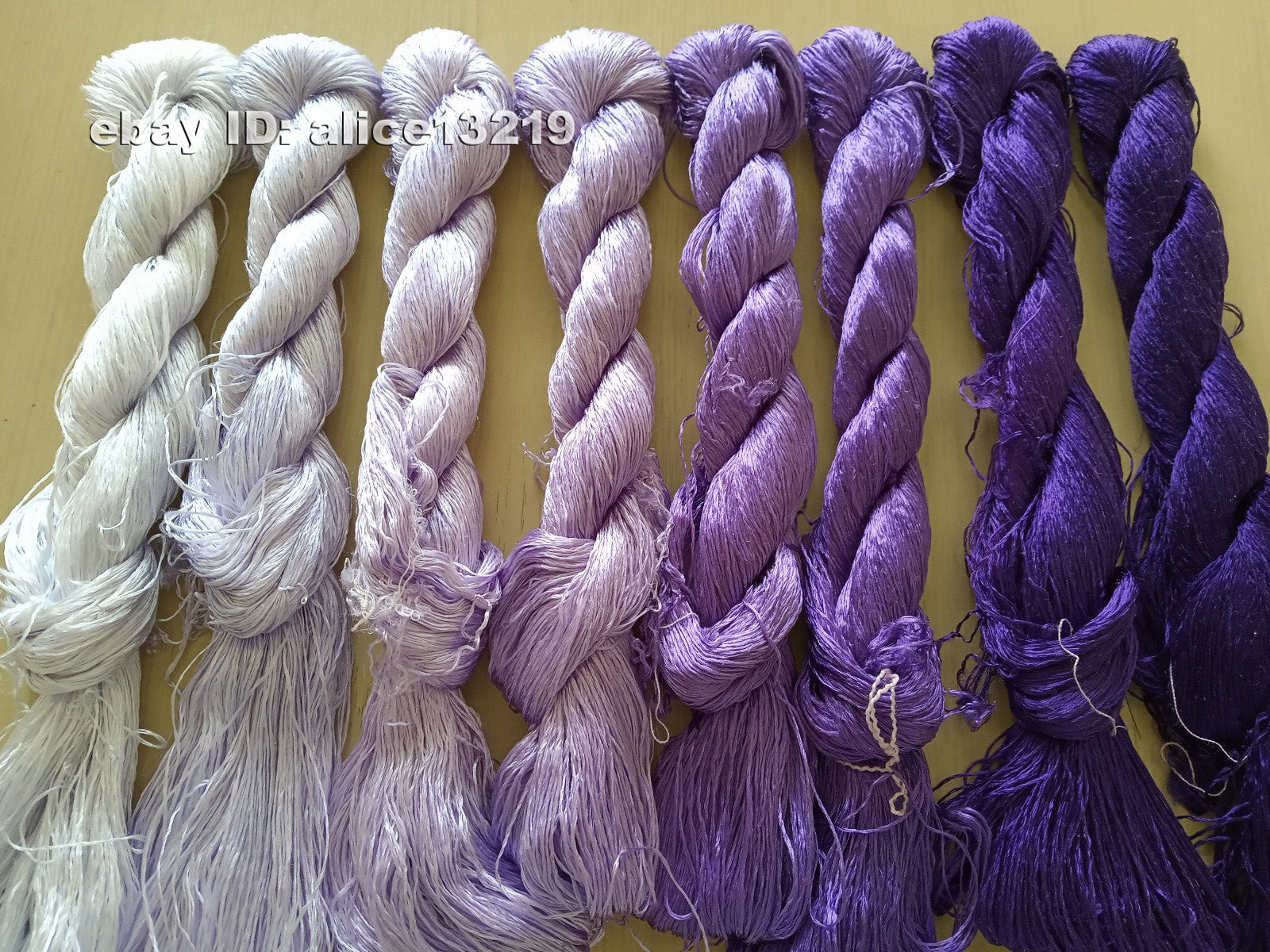 8bundles 100%real mulberry silk,hand-dyed embroidery silk floss/thread N83