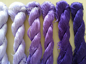 8bundles 100%real mulberry silk,hand-dyed embroidery silk floss/thread N83