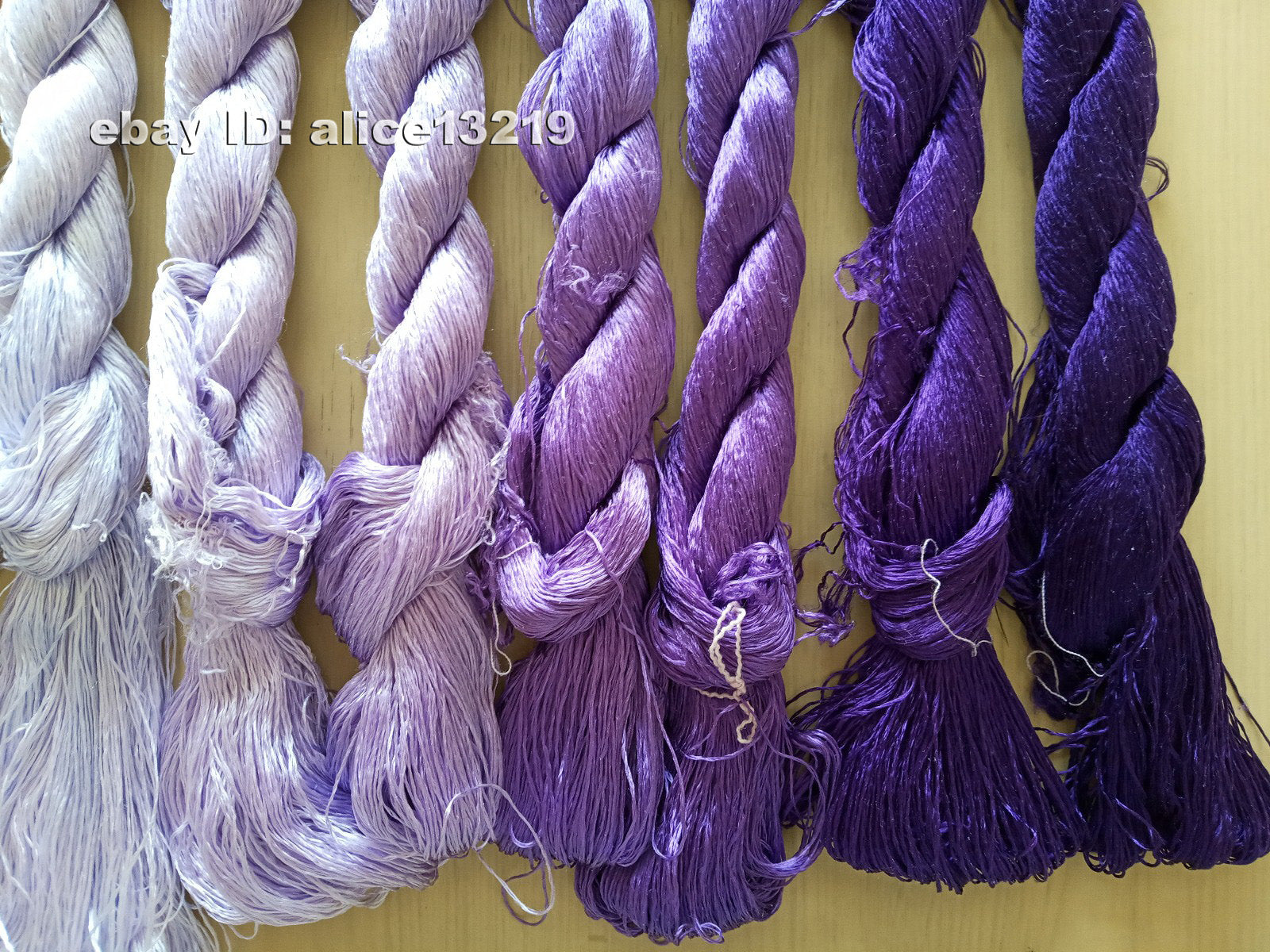 8bundles 100%real mulberry silk,hand-dyed embroidery silk floss/thread N83