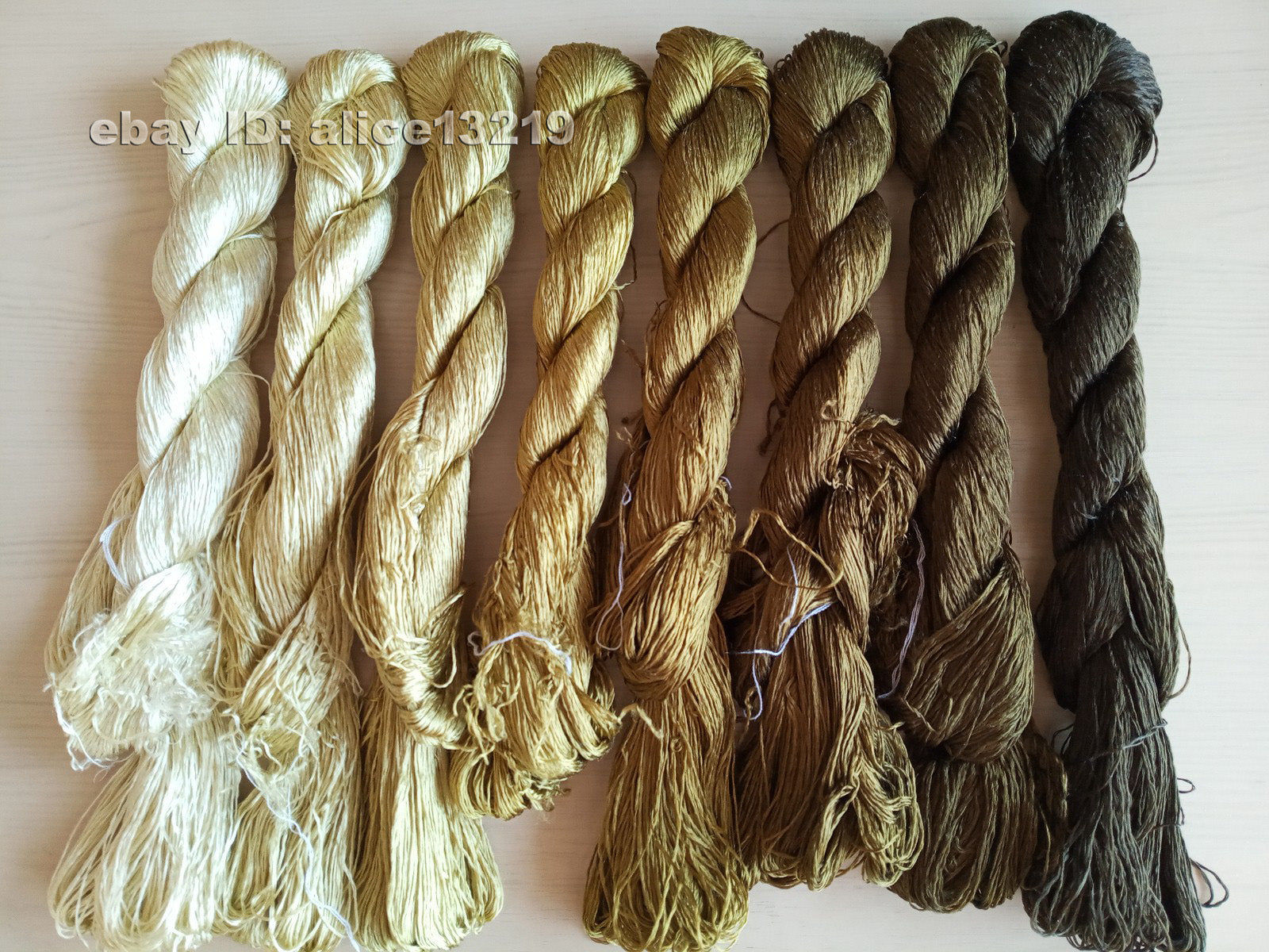 8bundles 100%real mulberry silk,hand-dyed embroidery silk floss/thread N85