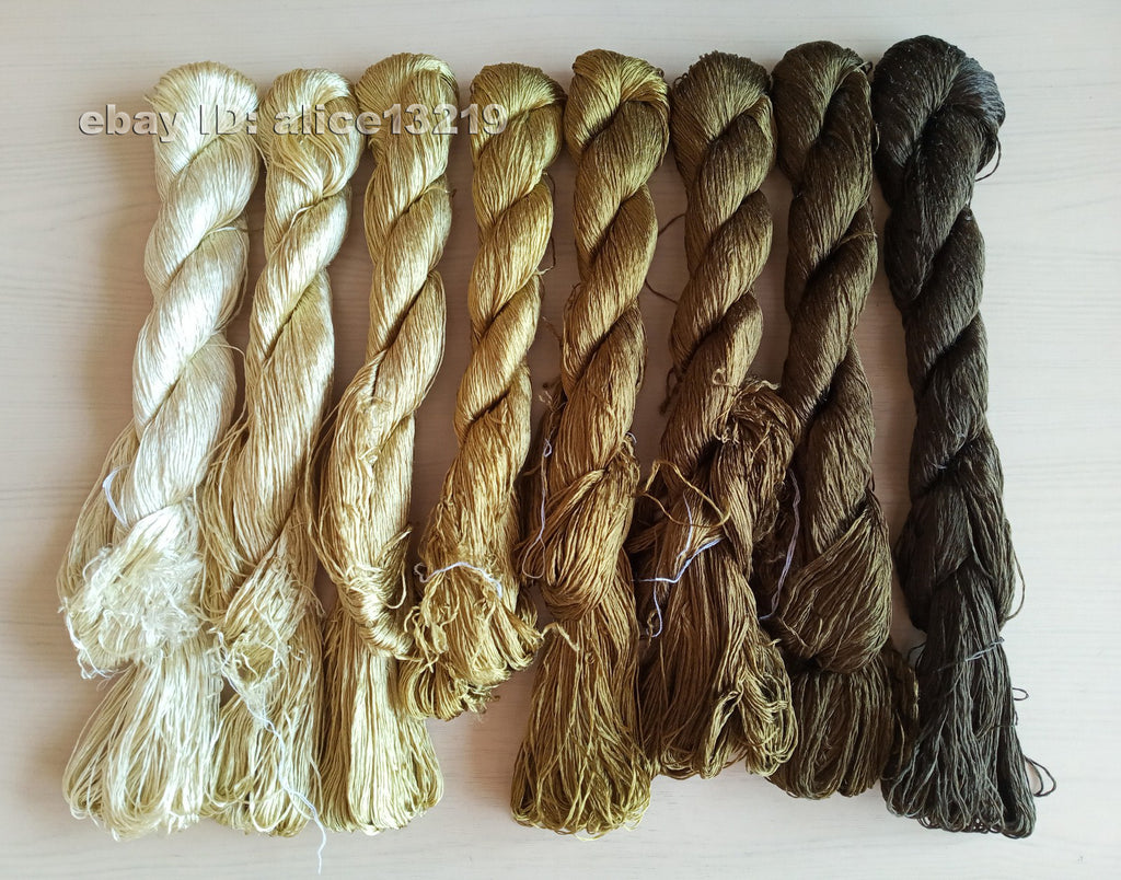 8bundles 100%real mulberry silk,hand-dyed embroidery silk floss/thread N85