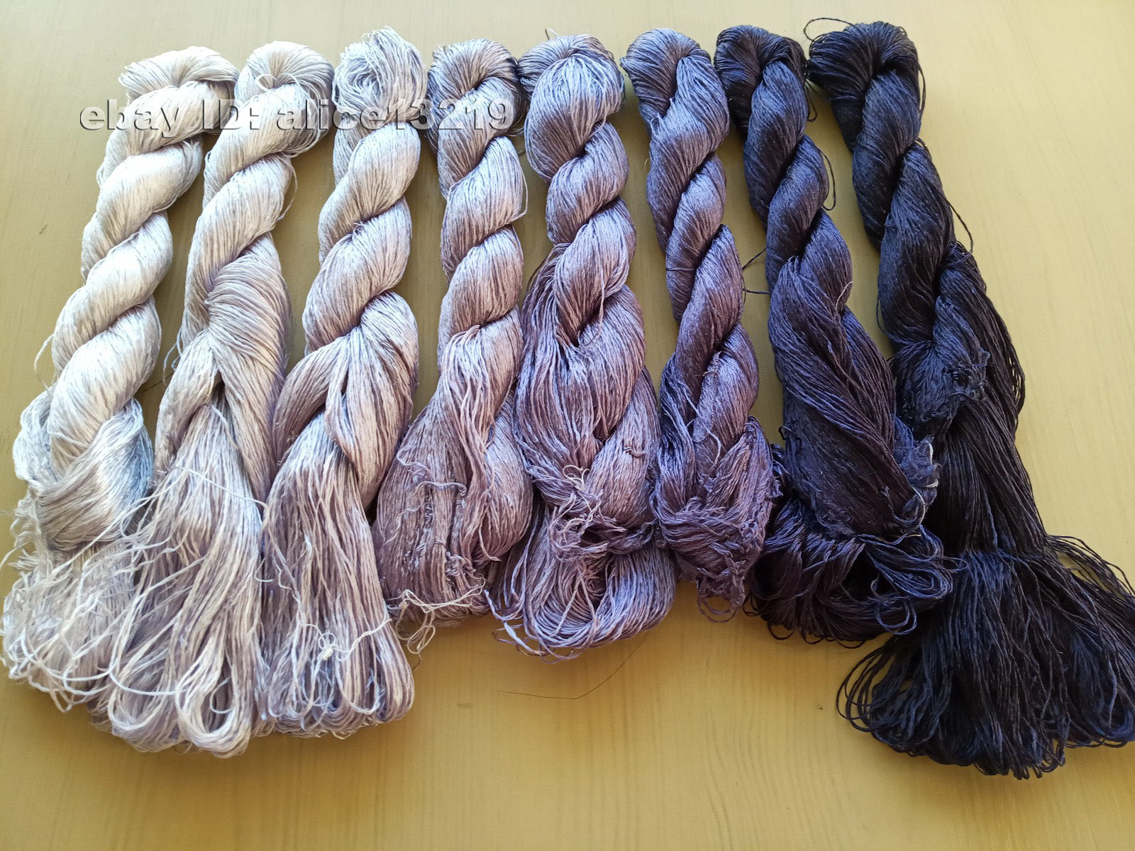 8bundles 100%real mulberry silk,hand-dyed embroidery silk floss/thread N87