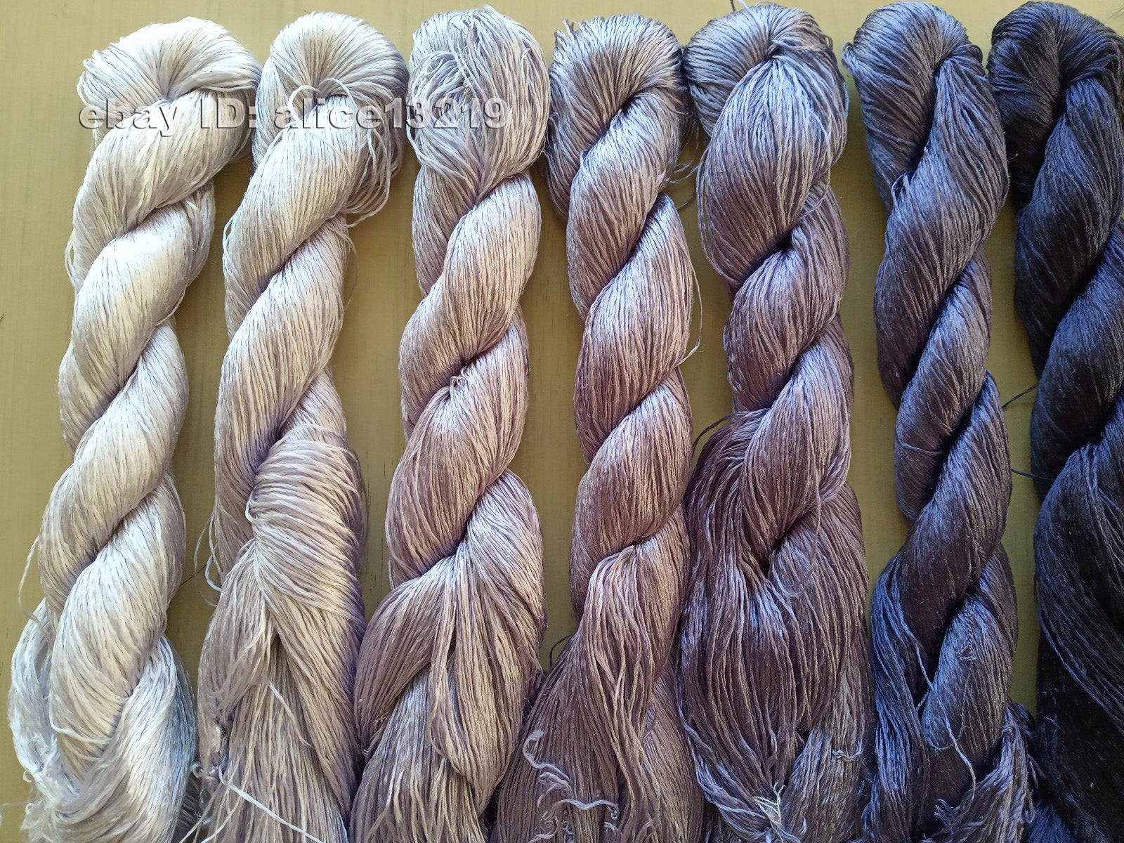 8bundles 100%real mulberry silk,hand-dyed embroidery silk floss/thread N87