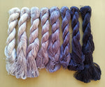 8bundles 100%real mulberry silk,hand-dyed embroidery silk floss/thread N87