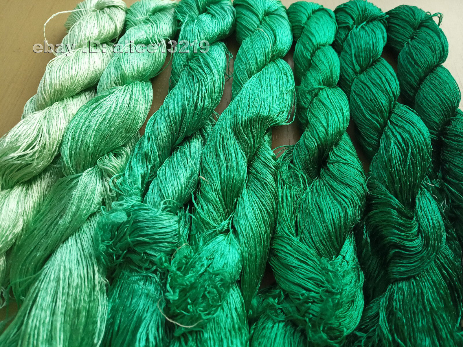 7bundles 100%real mulberry silk,hand-dyed embroidery silk floss/thread N89