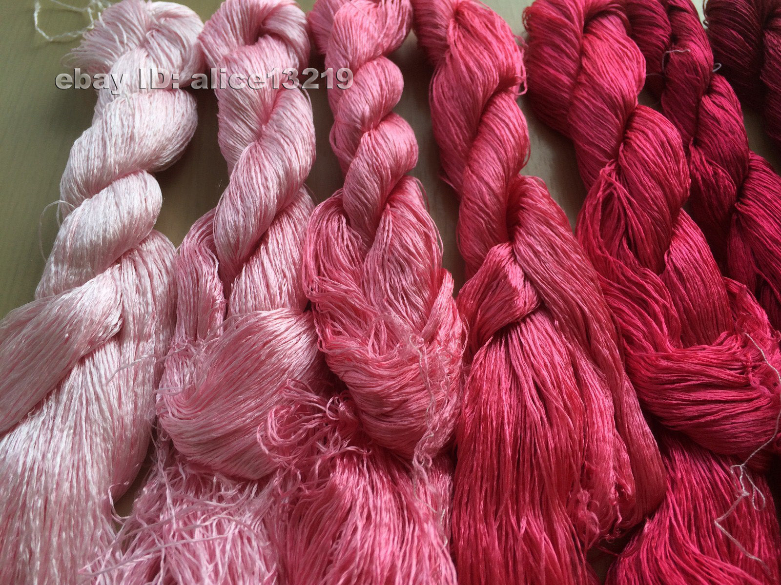 8bundles 100%real mulberry silk,hand-dyed embroidery silk floss/thread N9