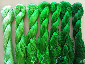 7bundles 100%real mulberry silk,hand-dyed embroidery silk floss/thread N90