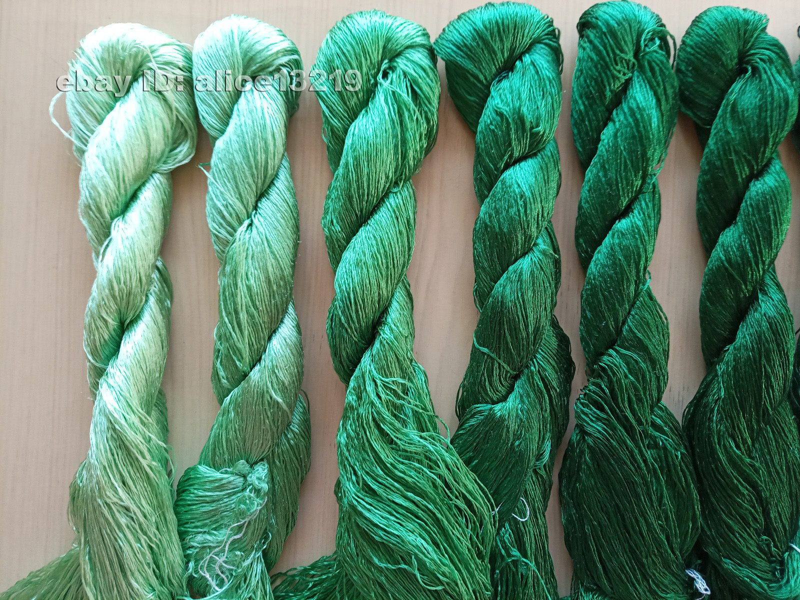 7bundles 100%real mulberry silk,hand-dyed embroidery silk floss/thread N91