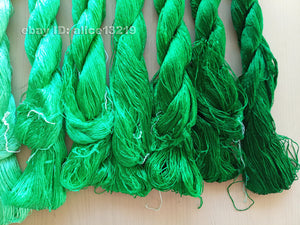 7bundles 100%real mulberry silk,hand-dyed embroidery silk floss/thread N92