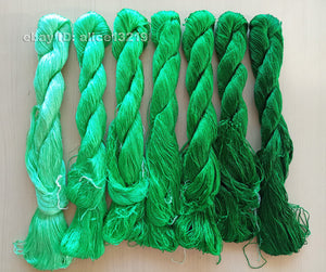 7bundles 100%real mulberry silk,hand-dyed embroidery silk floss/thread N92