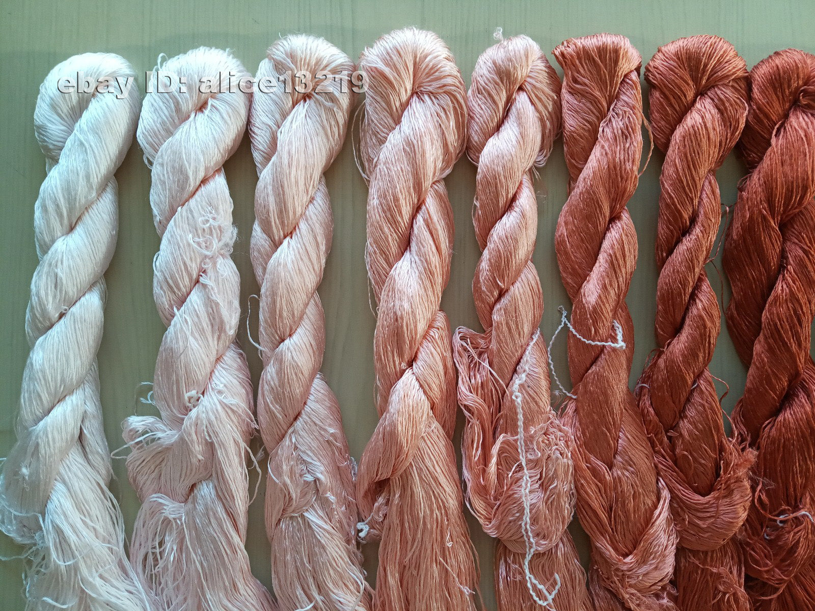 10bundles 100%real mulberry silk,hand-dyed embroidery silk floss/thread N93