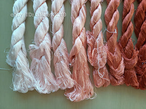 10bundles 100%real mulberry silk,hand-dyed embroidery silk floss/thread N93