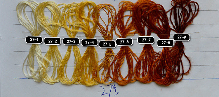 Chinese 100%silk,hand-dyed embroidery floss/thread (962colors for choose)131118