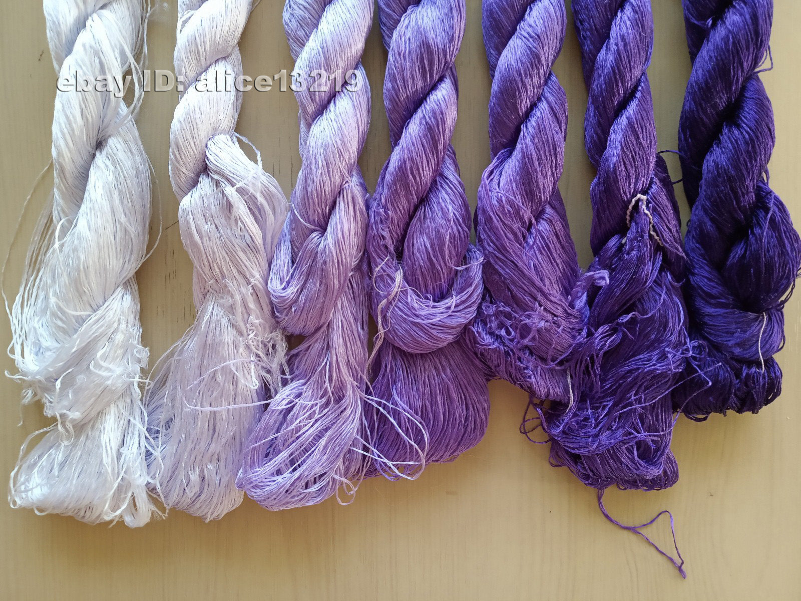 7bundles 100%real mulberry silk,hand-dyed embroidery silk floss/thread N96