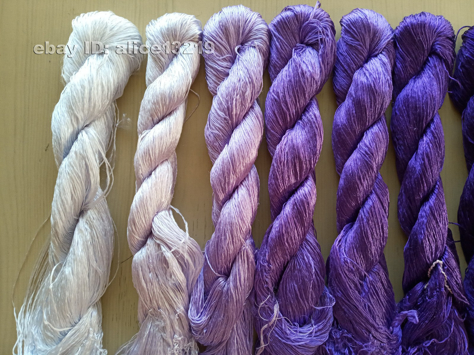 7bundles 100%real mulberry silk,hand-dyed embroidery silk floss/thread N96