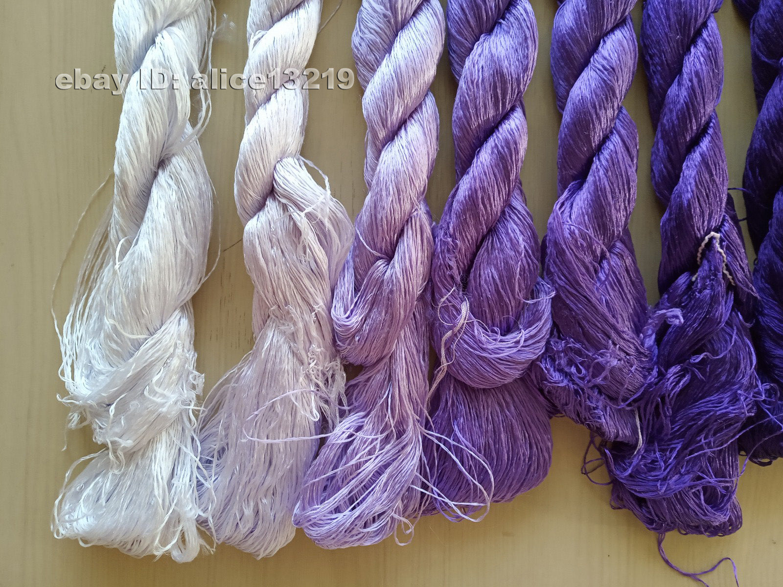 7bundles 100%real mulberry silk,hand-dyed embroidery silk floss/thread N96