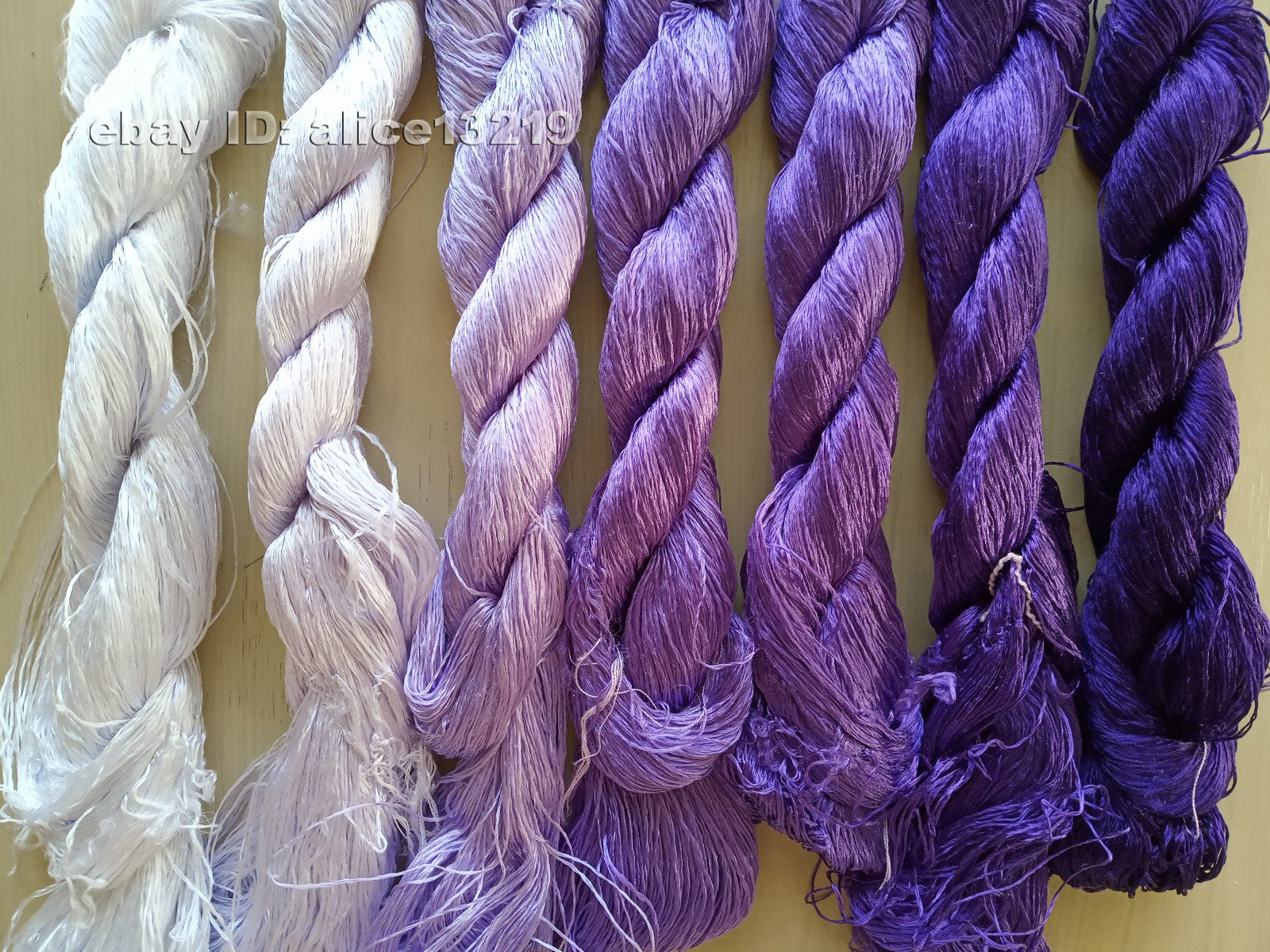 7bundles 100%real mulberry silk,hand-dyed embroidery silk floss/thread N96