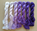 7bundles 100%real mulberry silk,hand-dyed embroidery silk floss/thread N96