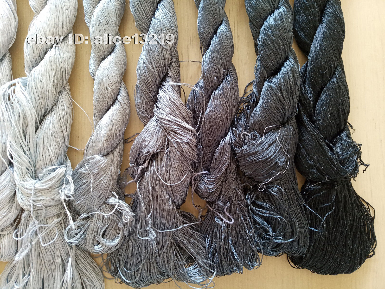 7bundles 100%real mulberry silk,hand-dyed embroidery silk floss/thread N97