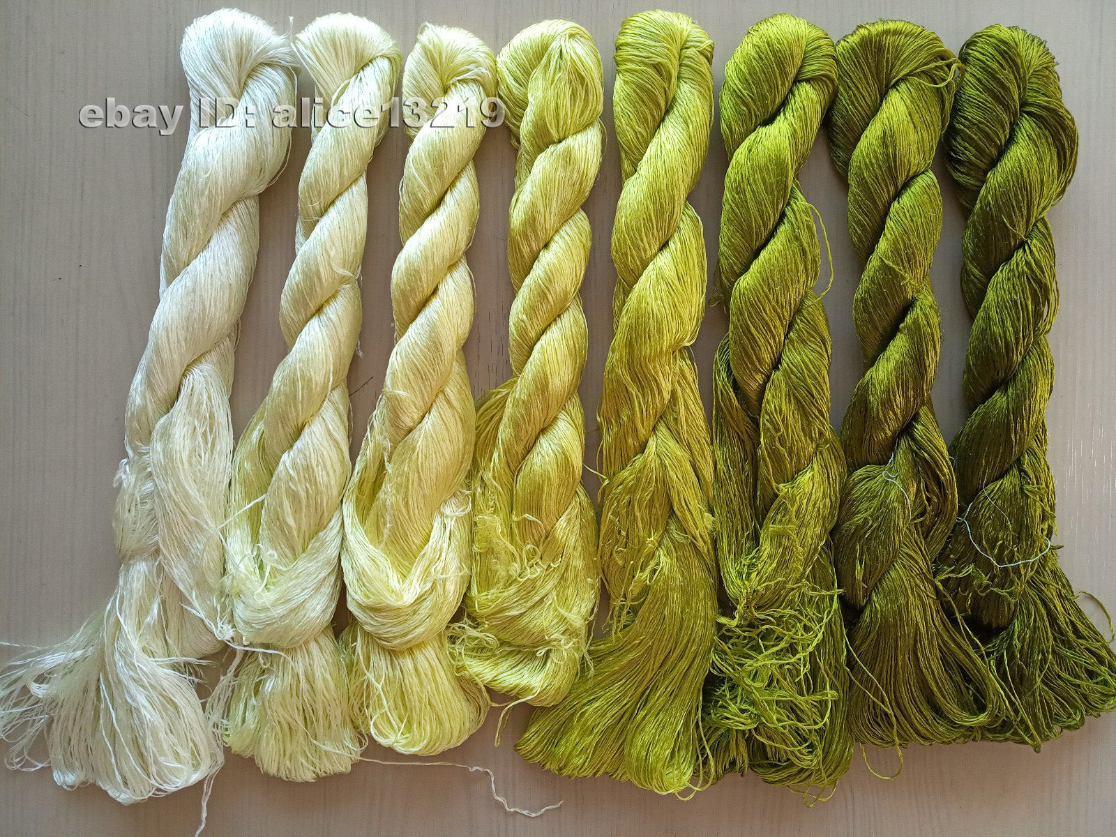 8bundles 100%real mulberry silk,hand-dyed embroidery silk floss/thread N99