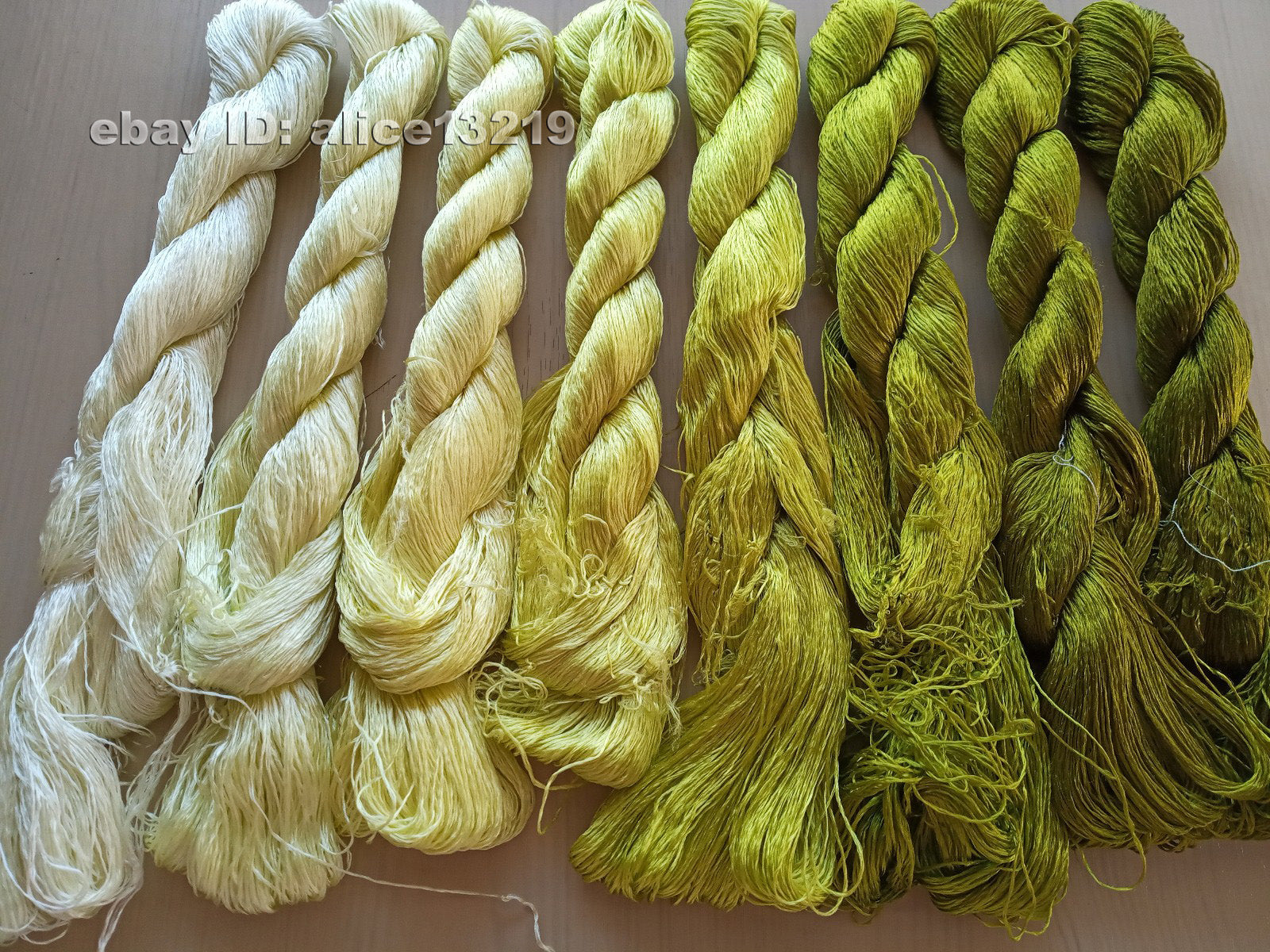 8bundles 100%real mulberry silk,hand-dyed embroidery silk floss/thread N99