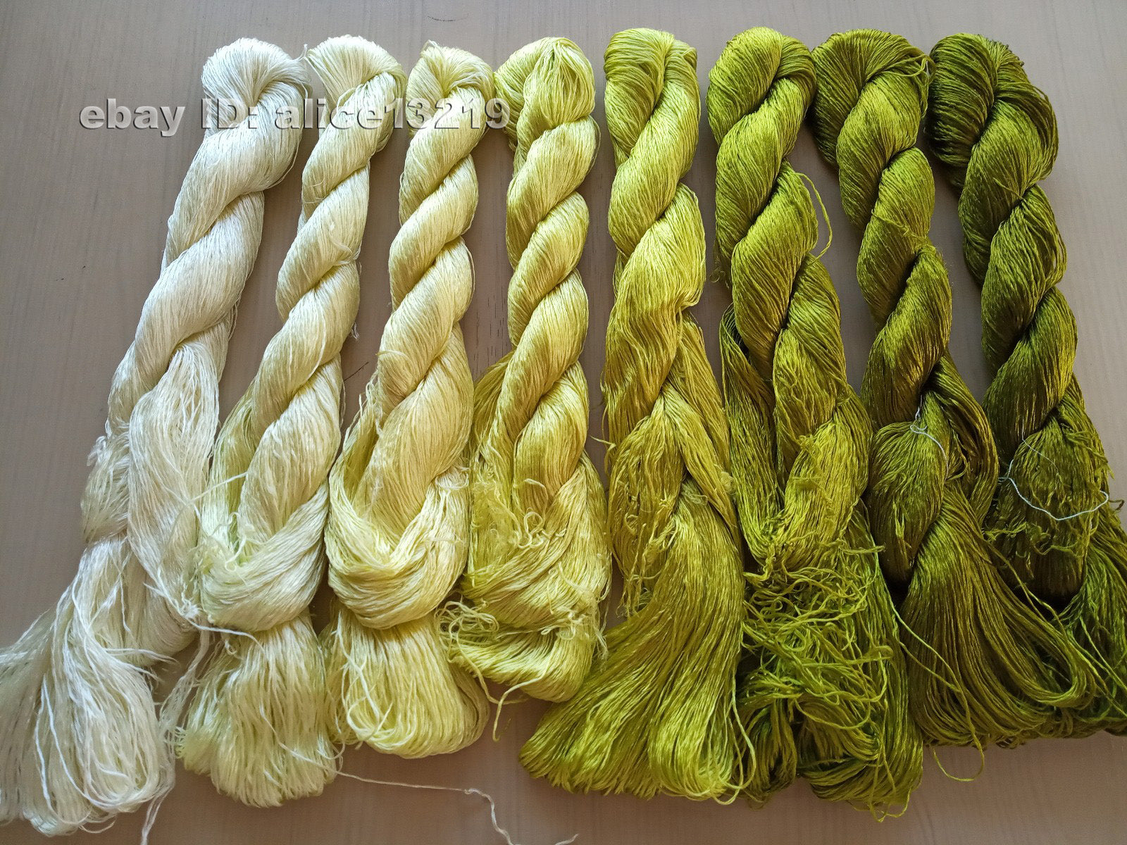 8bundles 100%real mulberry silk,hand-dyed embroidery silk floss/thread N99