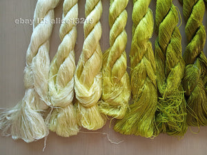 8bundles 100%real mulberry silk,hand-dyed embroidery silk floss/thread N99