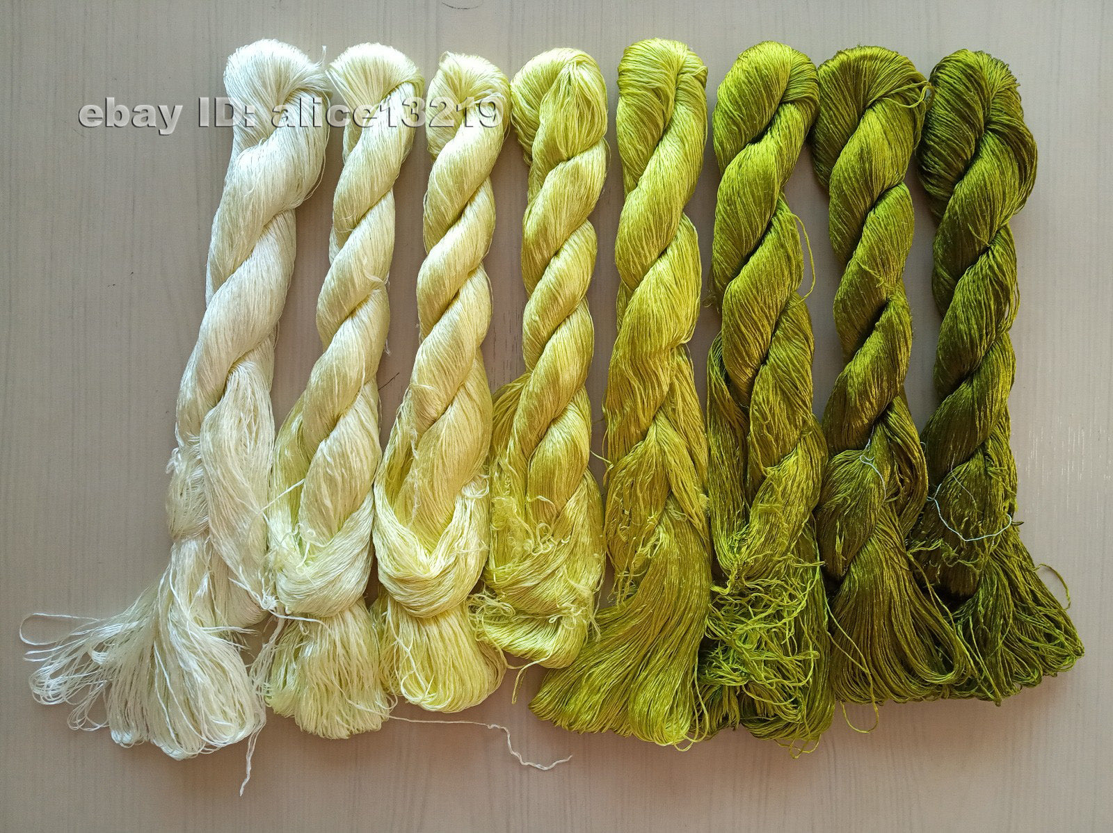 8bundles 100%real mulberry silk,hand-dyed embroidery silk floss/thread N99