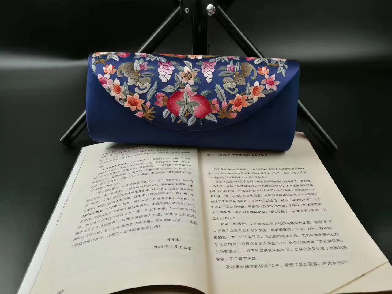 Decent Hand embroidered suzhou embroidery dinner handbag gift bag