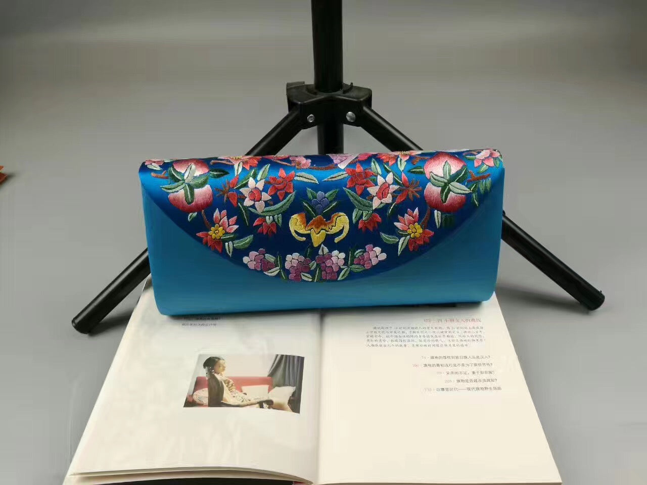 Decent Hand embroidered suzhou embroidery dinner handbag gift bag