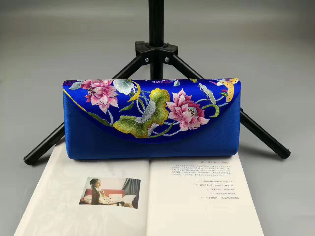 Decent Hand embroidered suzhou embroidery dinner handbag gift bag