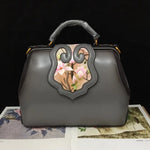131218 Classic hand embroidered su embroidery cowhide bag shoulder bag handbag