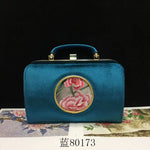 131218 Fashionable hand su embroidery oxen leather bag Flannelette handbag female shoulderbag