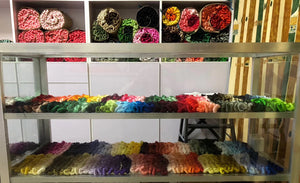 161218 Chinese 100%silk,hand-dyed embroidery floss/thread (962colors for choose) 1bundle