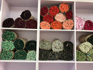 161218 Chinese 100%silk,hand-dyed embroidery floss/thread (962colors for choose)