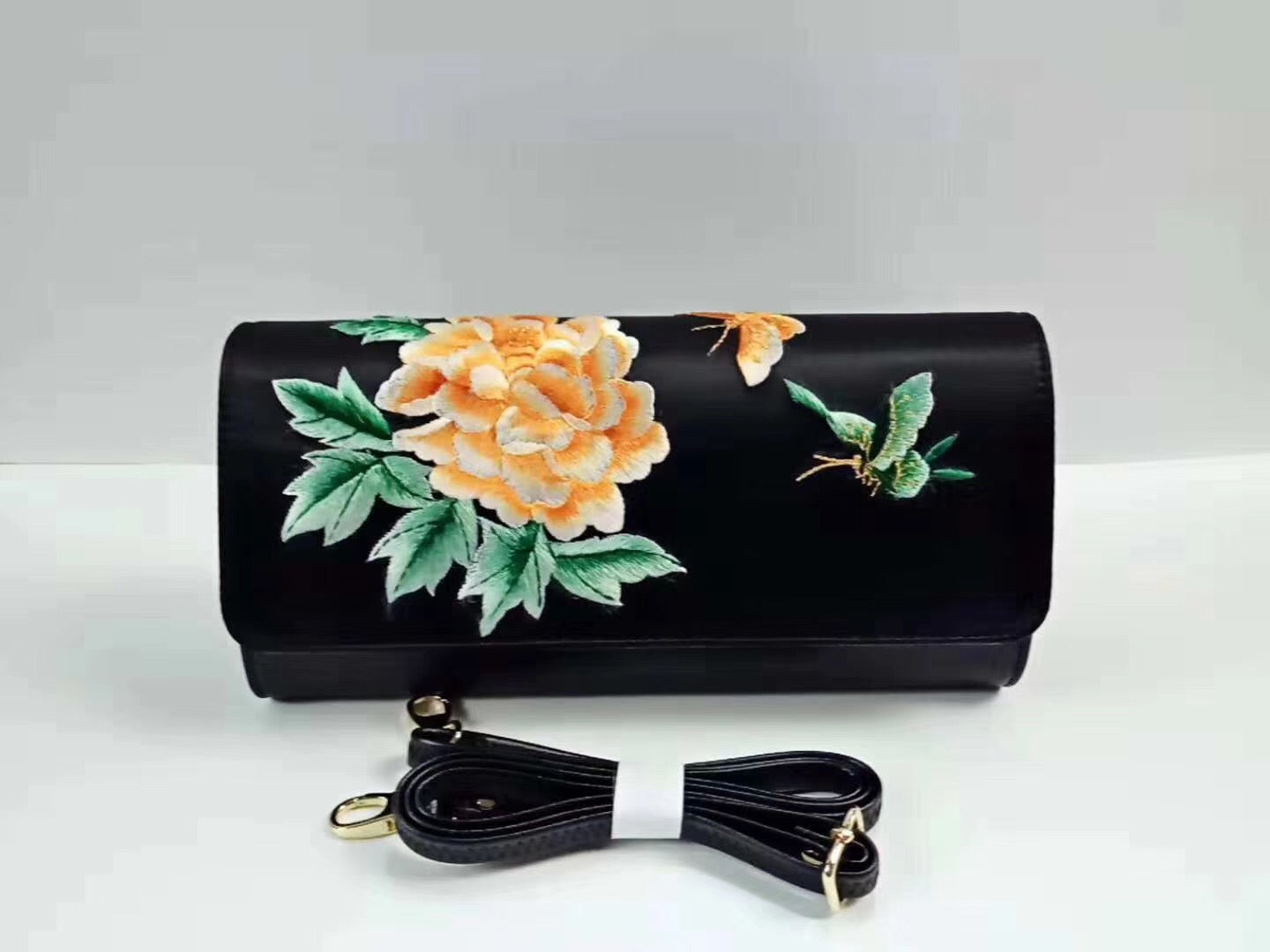 171218 Decent Hand embroidered suzhou embroidery dinner handbag gift bag