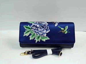 171218 Decent Hand embroidered suzhou embroidery dinner handbag gift bag