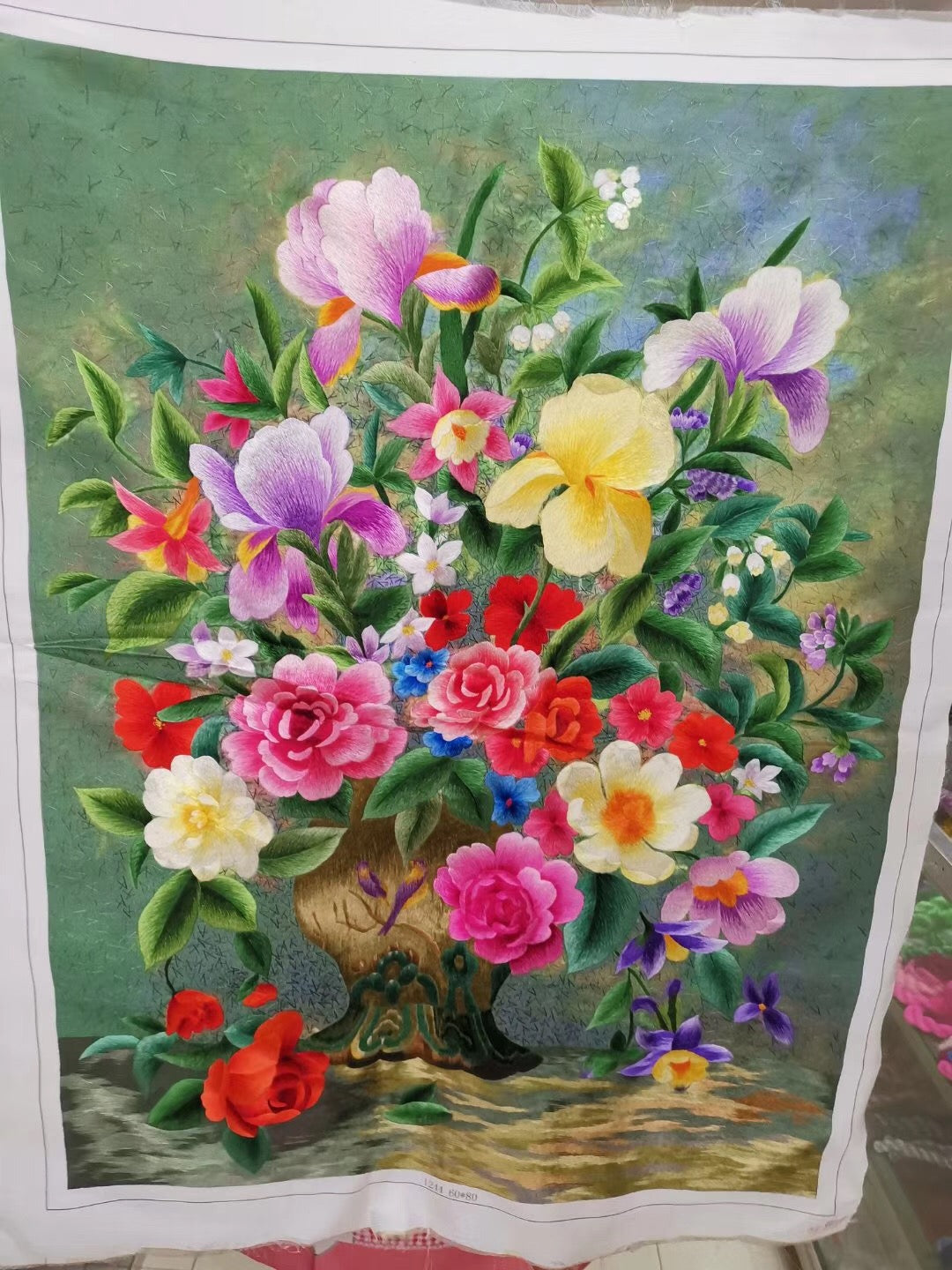 Flower Vase Embroidery Kit