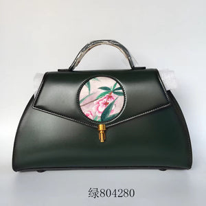 hand embroidery cowhide bag handbag shoulderbag