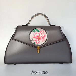 hand embroidery cowhide bag handbag shoulderbag