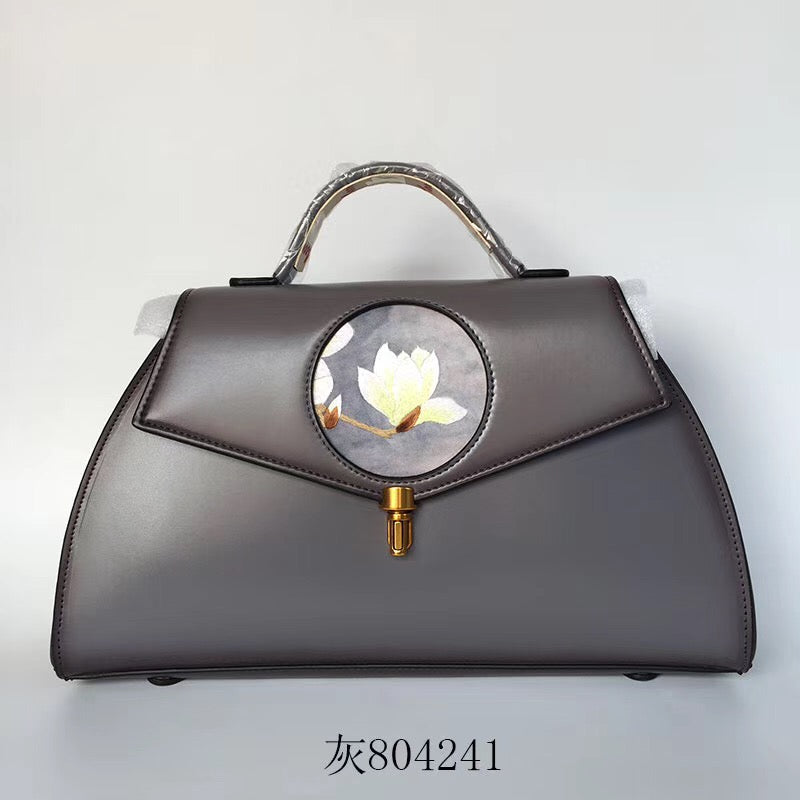 hand embroidery cowhide bag handbag shoulderbag