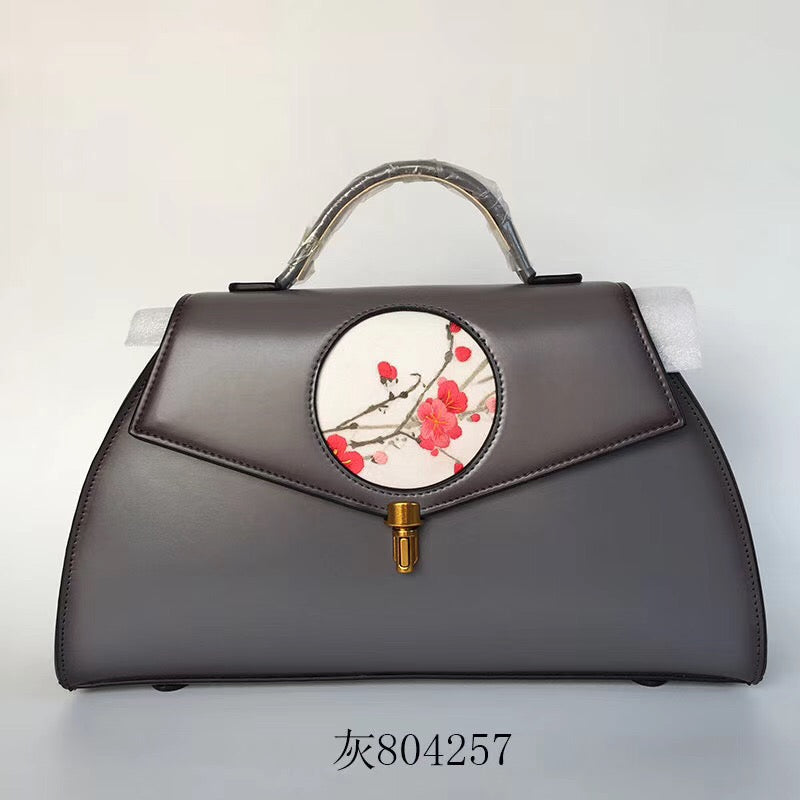 hand embroidery cowhide bag handbag shoulderbag