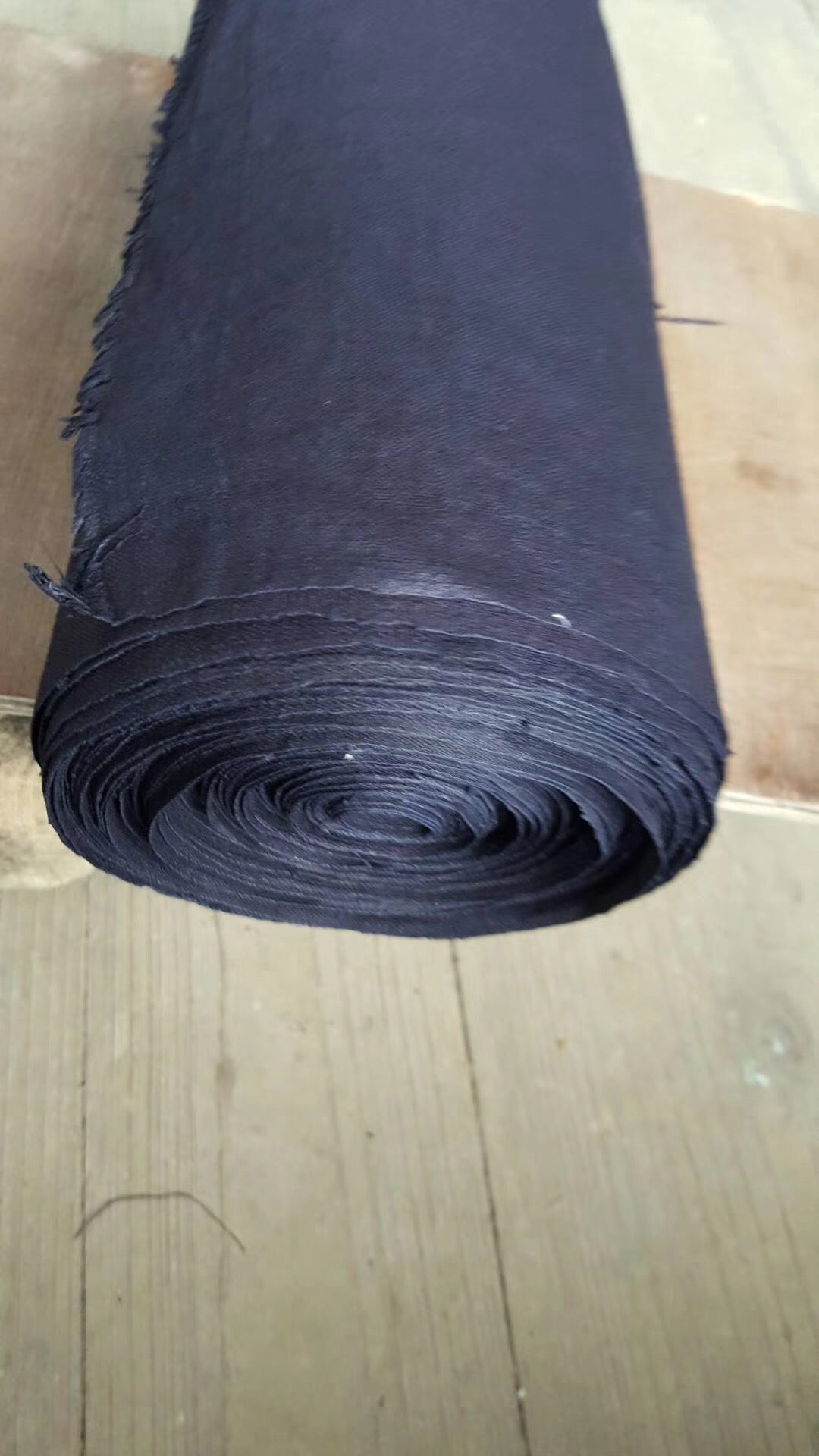 Vintage Chinese Dong Indigo-dyed Egg White Fabric Textile 1meter