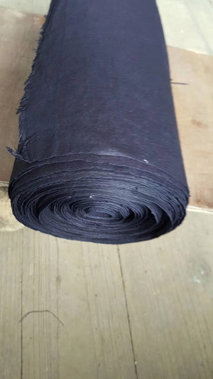 Vintage Chinese Dong Indigo-dyed Egg White Fabric Textile 1meter 41018